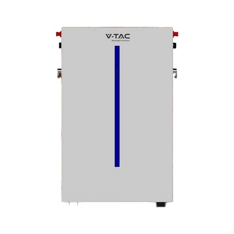 [FV11539] Batteria di Accumulo Per Fotovoltaico, Litio-Ferro-Fosfato LiFePO4, BMS Integrato CEI 0-21, Garanzia 10 Anni (6.14KWh 51.2V 120Ah)