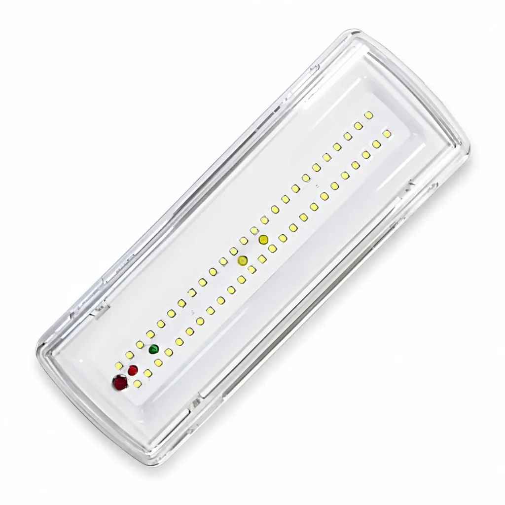 [LP159027] Lampada di Emergenza LED, 3,5W 400lm 6500K, SE Solo Emergenza, Autonomia 3 Ore, IP65, Montaggio Parete o Soffitto, Batteria Ricaricabile al Litio 7,4V 1,5Ah, 270x100x54mm