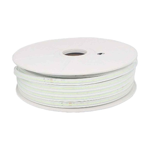 [SL065016] 50M Striscia Led COB 8W/M 220V-240V 600lm IP65 CRI=80 Angolo 180° Colore Luce Verde