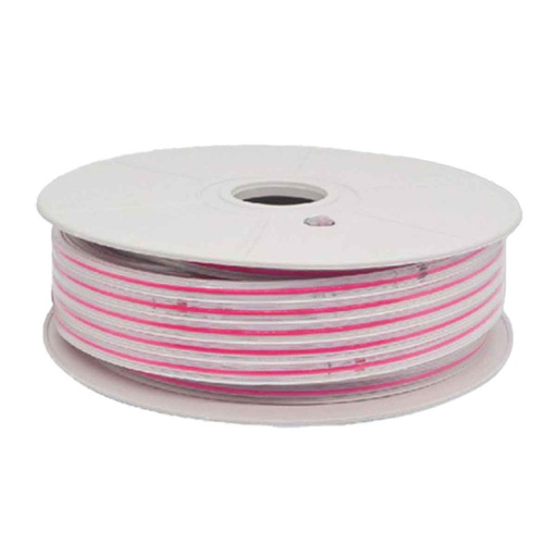 [SL065019] 50M Striscia Led COB 8W/M 220V-240V 600lm IP65 CRI=80 Angolo 180° Colore Luce Rosa