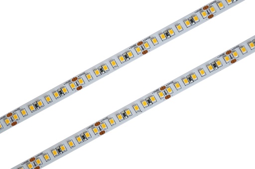 [BL24612C] A2ZWORLD Bobina Striscia LED 24V da 10 Metri, 12W/M, Dimmerabile PWM, Tagliabile ogni 5cm, IP20, Efficienza 160lm/W, CRI>80, CE, Larghezza 8mm, 3000K Bianco Caldo MS12463