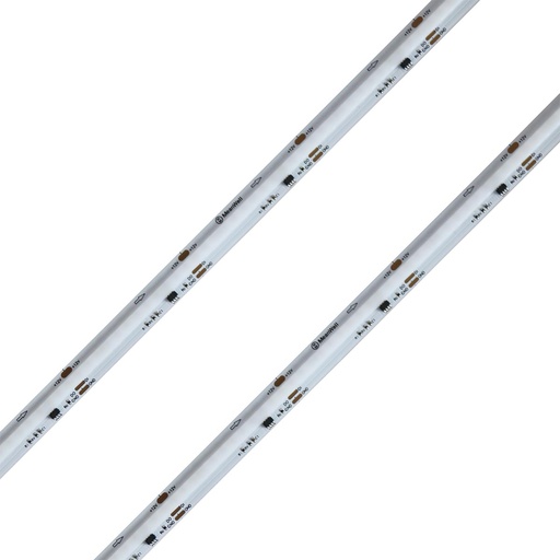 [MS21071] MeanWell Striscia Led RGB COB,Magic Color SPI WS2811 20Pixels, 12V 12W/M 70lm/W CRI 59 Angolo 180 Dimmerabile IP20 Sezione Taglio 50mm