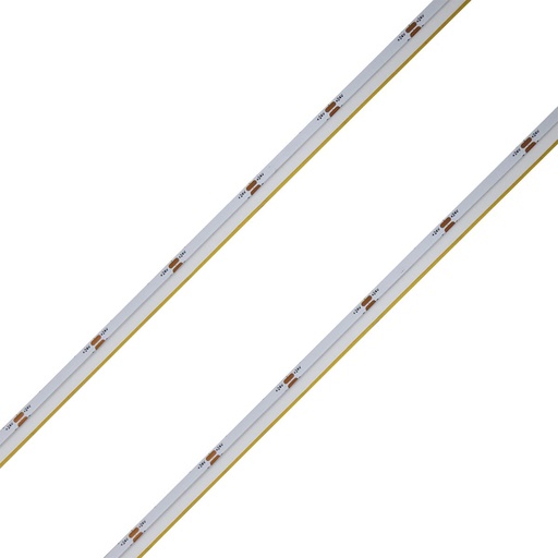[BL24611F] A2ZWORLD Striscia Led COB Illuminazione Laterale 24V 10W/M 100lm/W CRI Ra>93 Angolo 180 Dimmerabile IP20 Sezione Taglio 33.3mm Bianco Freddo 6500K MS12686
