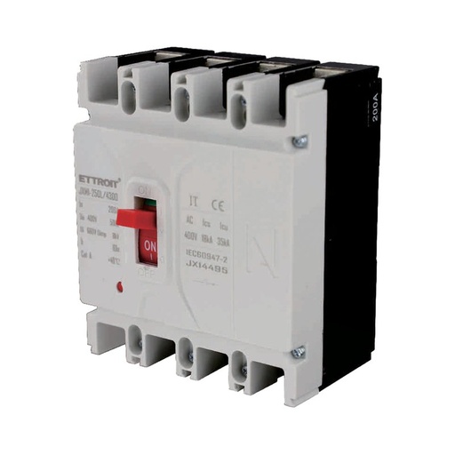 [JX14495] MCCB Interruttori Scatolati Magnetotermici 4P 22kA 200A AC 400V IP20 IEC60947-2