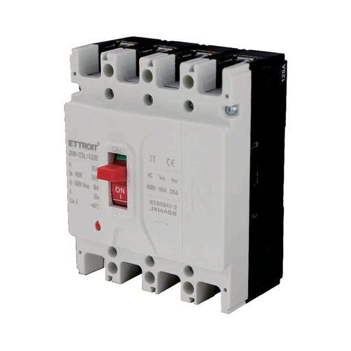 [JX14498] MCCB Interruttori Scatolati Magnetotermici 4P 22kA 125A AC 400V IP20 IEC60947-2