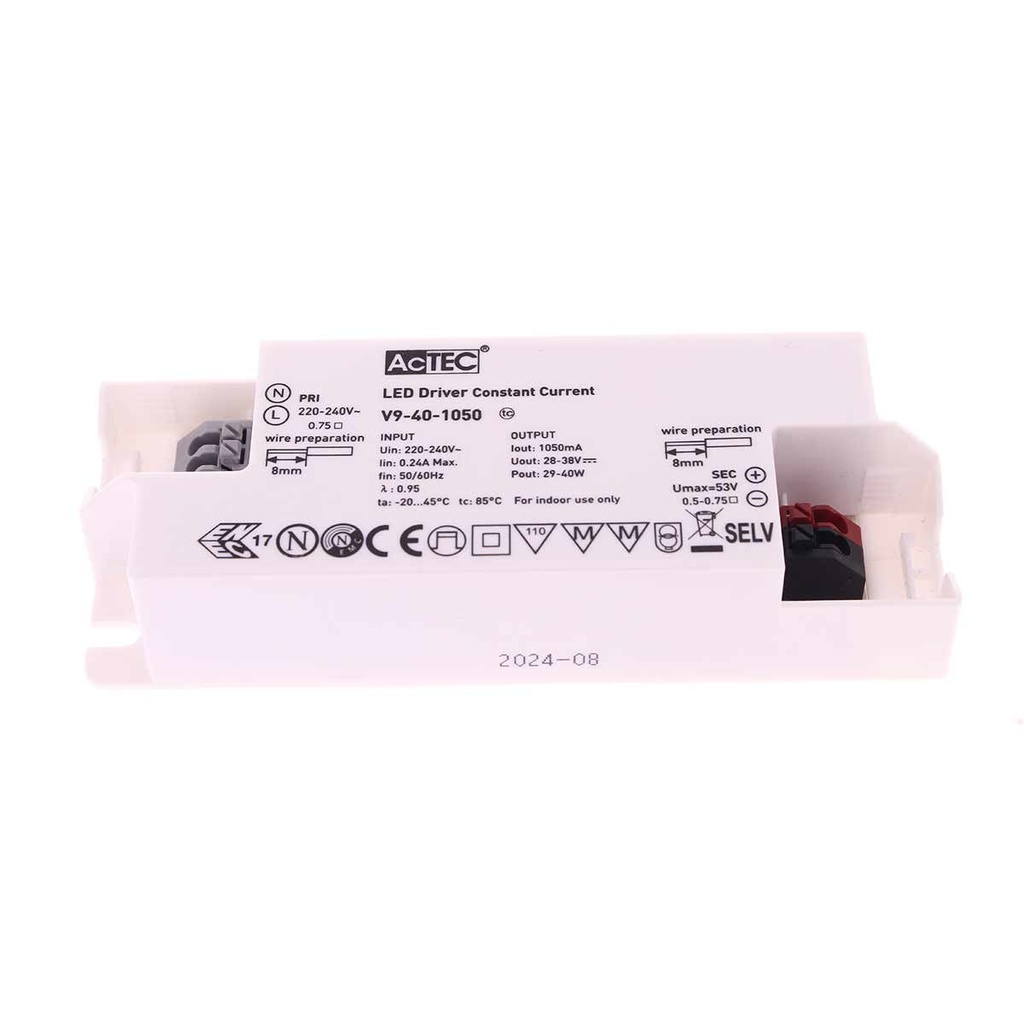 Led Driver CC Corrente Costante 1050mA 28V-38VDC Per Alimentare Led Max 40W CC4460
