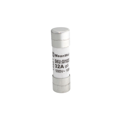 [GI10232] MeanWell 10 Pezzi Fusibili AC 500V AC D14X51mm 32A AC 500V IP20 IEC60269