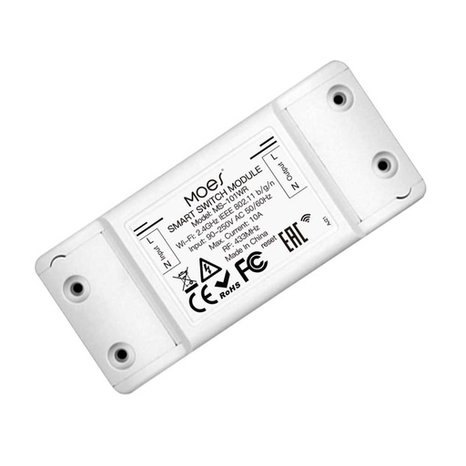 [MMC1910] Interruttore WIFI 2.4G + RF 433MHz 10A TUYA, Smart Life 10A AC 90-250V 50/60HZ 2200W