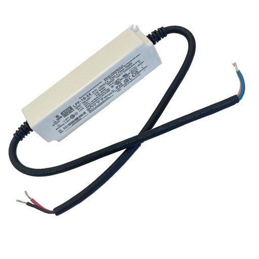 [MW-LPF-16-24] MW MEAN WELL LPF-16-24 Alimentatore Led Driver CC CV 24V 0,67A 16W IP67 Input 220V e 110V