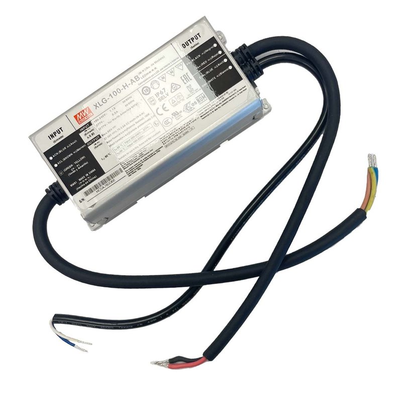 [MW-XLG-100-H-AB] MW MEAN WELL XLG-100-H-AB Led Driver Corrente Costante 2100mA 27-56V 100W IP67 Dimmerabile 3 In 1