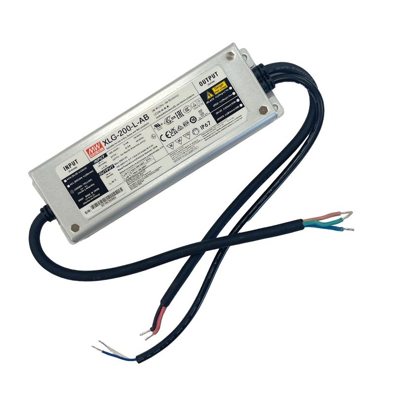 [MW-XLG-200-L-AB] MW MEAN WELL XLG-200-L-AB Led Driver Corrente Costante 700mA 142-285V 200W IP67 Dimmerabile 3 In 1