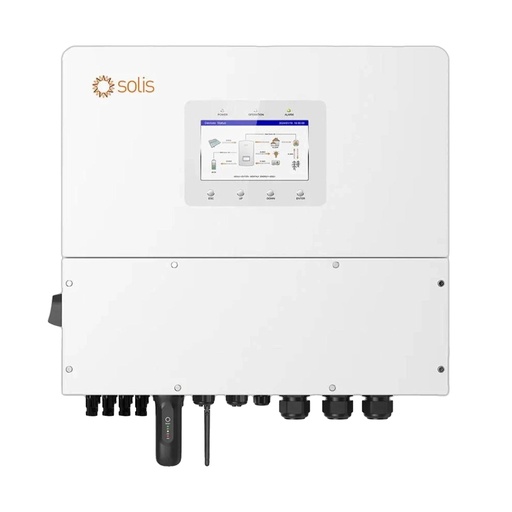 [FV12227] Inverter Fotovoltaico Alta Tensione Solis Trifase Ibrido On-Grid/Off-Grid 20kW, Quadruplo MPPT, CEI 0-21, Schermo LCD, Meter e TA Inclusi, Garanzia 10 Anni IP66 SKU-12227