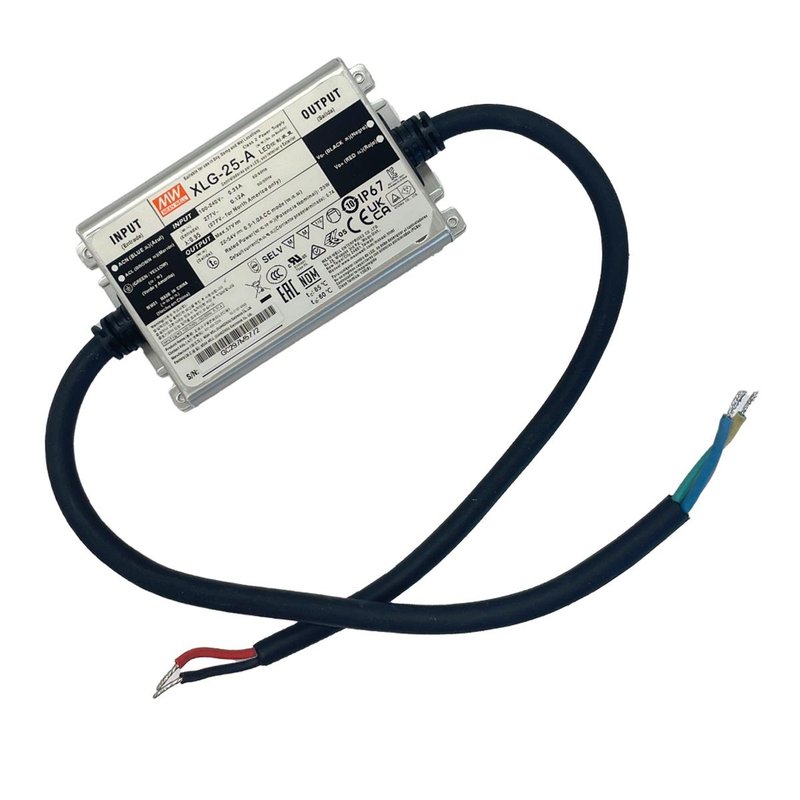 [MW-XLG-25-A] MW MEAN WELL XLG-25-A Led Driver Corrente Costante 700mA 22-54V 25W IP67 Input 220V e 110V