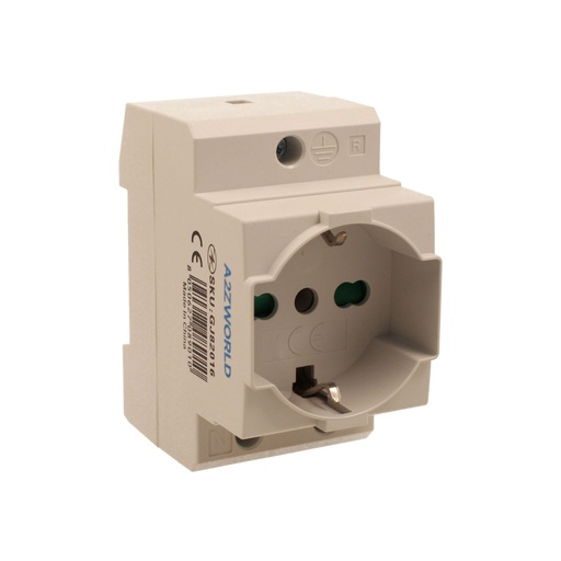 [GJ82016] Presa Modulare Universale P40 Schuko + Bipasso Italiano 2M 10/16A AC 250V IP20 IEC60884 AD20IK