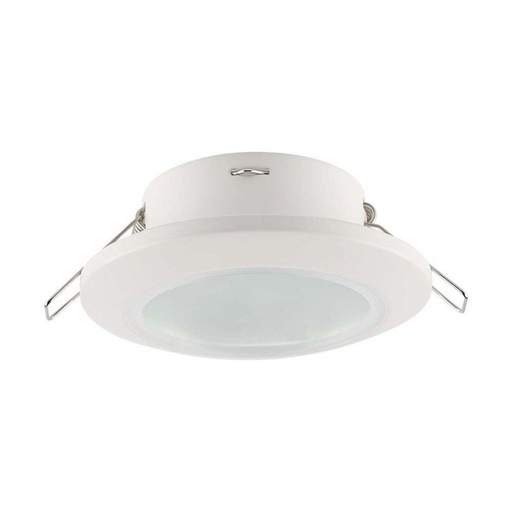 [CL1070W] Porta Faretto Led Da Incasso Rotondo Colore Bianco Impermeabile IP44 Foro 70mm Per Faretti Led GU10 MR16 SKU-6698