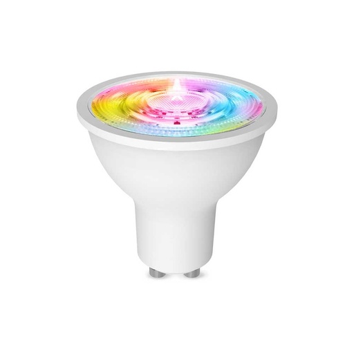 [MMC6210] Lampada Led GU10, ZigBee 3.0, RGB+CW, TUYA, Smart Life, AC 90-250V, 50/60HZ, 5W, 50X55mm, IP20, SHZ61005