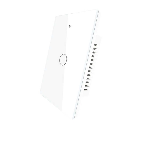[MMC7851W] Interruttore Da Incasso Scatola 503, Touch Bianco 1 Tasto, WIFI 2.4G Matter, TUYA, Smart Life,Apple Home, Google Home, Alexa, SmartThings, 10A, AC 90-250V, 50/60HZ, 120X72X38mm, IP20