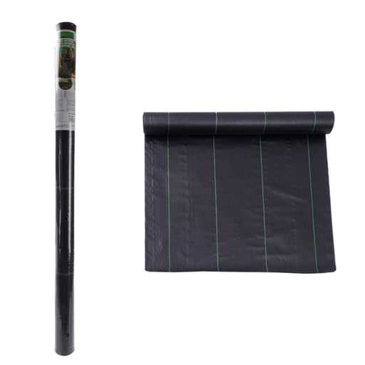 [AG201015] Telo Pacciamatura Antierba 1,5x10 m in PP Traspirante UV