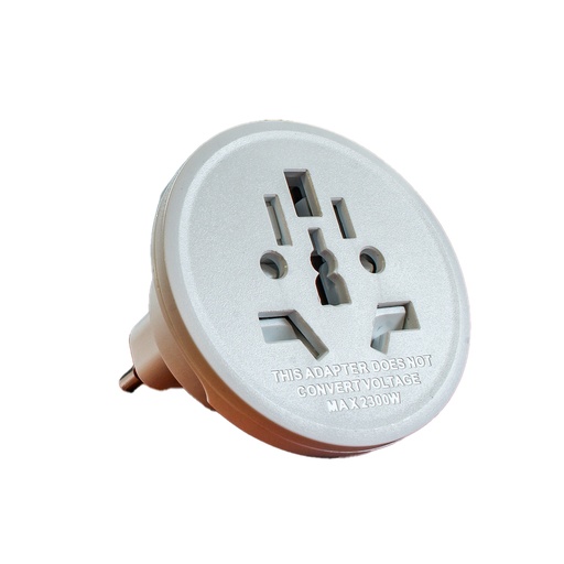 [AP83091] Convertitore Adattatore Viaggio Da Spina Italiana 10A 2P+T A Presa UK USA AUS CN (copia)