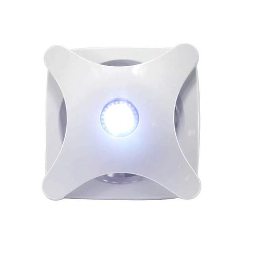 [AP027650] Ventola Aspirazione Bagno,Aspiratore Da Muro o Soffitto Piccolo e Potente 171X171mm Foro 100mm Profondità 84,6mm 10W 230V 50Hz 150m³/h 30dB