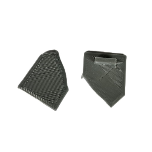 [BAZ2050] Kit Terminali Tappi di Chiusura Con e Senza Foro Per Profilato Alluminio BAZ2025 BAZ2025W