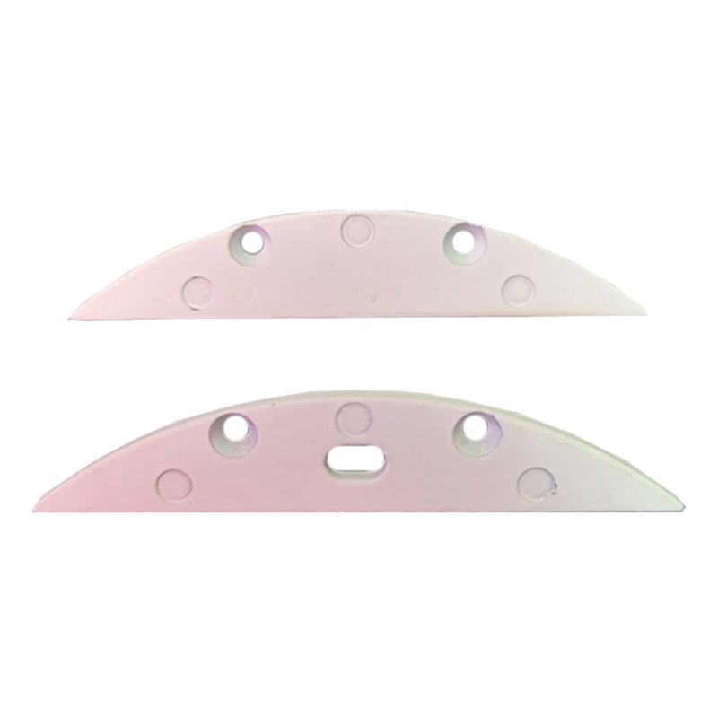 [BAZ5250W] Kit Terminali Tappi di Chiusura In Metallo Con e Senza Foro Colore Bianco Per Profilato Alluminio BAZ5208W