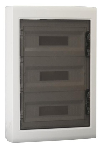 [MME40054] Centralino da parete 54 moduli, bianco IP40, 400x550x120 mm, RAL 9016, ideale per installazioni elettriche domestiche e industriali