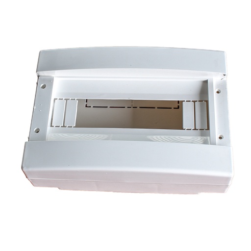 [MME40028] Centralino da parete senza portello 12 moduli, grigio RAL 7035, 1250x215x95 mm, IP40, ideale per installazioni elettriche interne