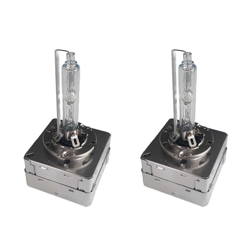[XL06D1S] 2 Pezzi Lampada Hid Xenon D1S 6000K 85V 35W 3600 Lumen Base Metallo