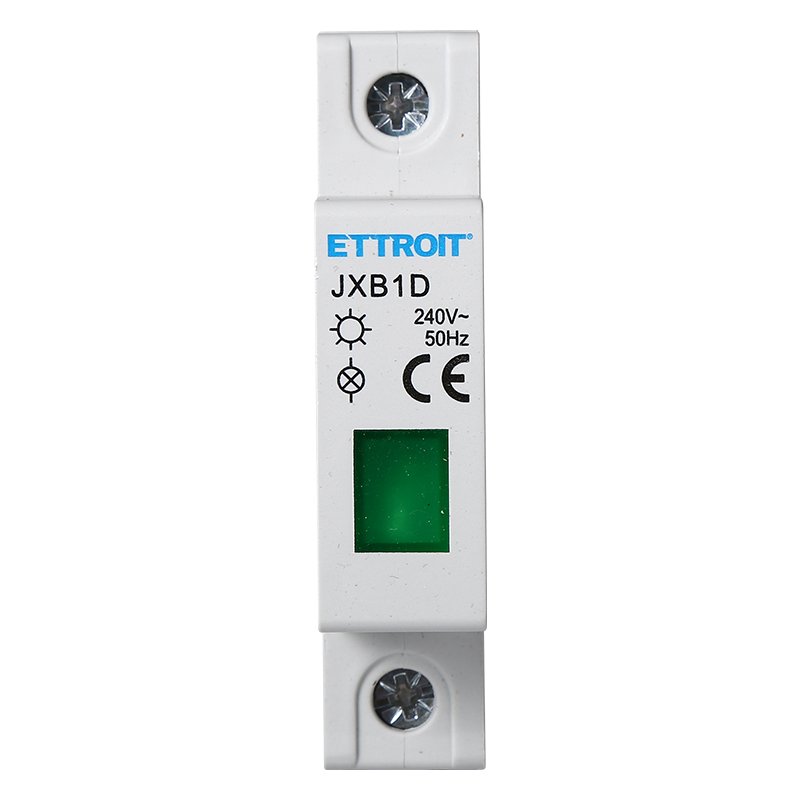 Indicatore Luminoso Modulare 230V Verde Occupa 1 Modulo DIN Lampada Spia Led Segnalazione