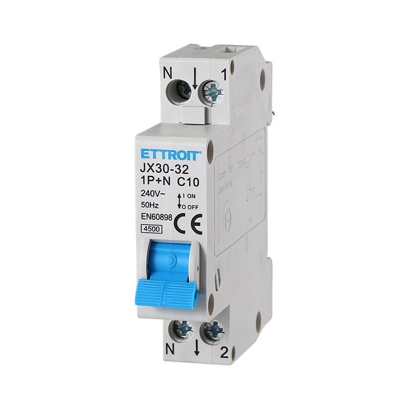 [JX151040] Interruttore Magnetotermico Automatico 1P+N 10A 4500A 220V Salvavita Stotz Occupa 1 Modulo DIN