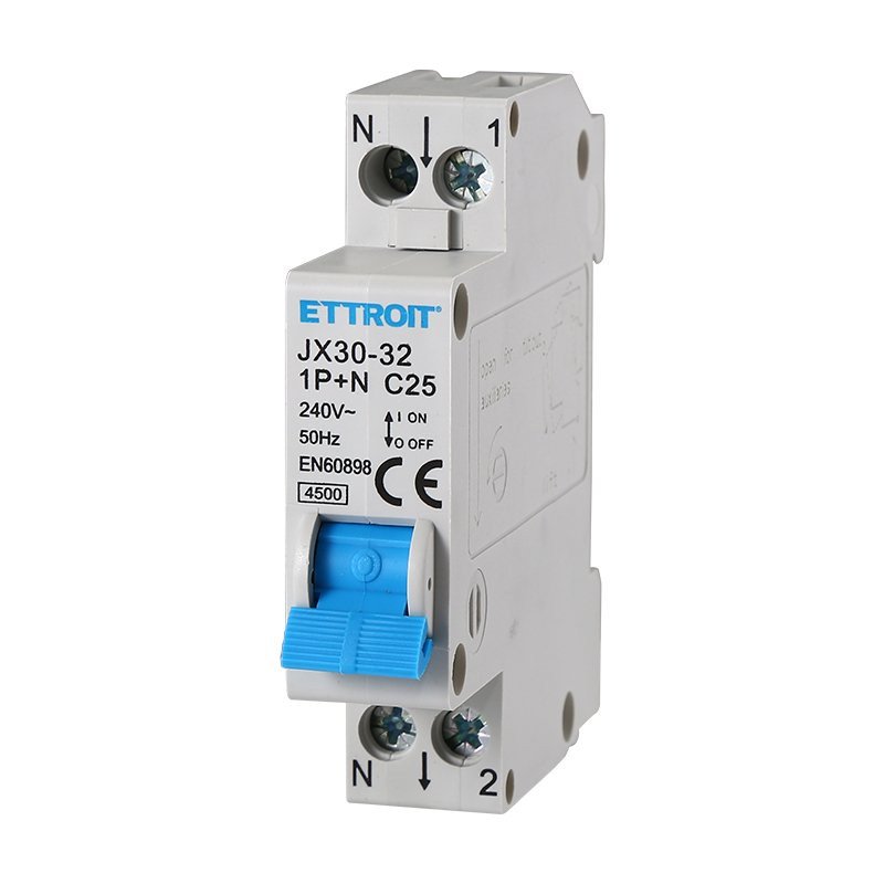 [JX152540] Interruttore Magnetotermico Automatico 1P+N 25A 4500A 220V Salvavita Stotz Occupa 1 Modulo DIN