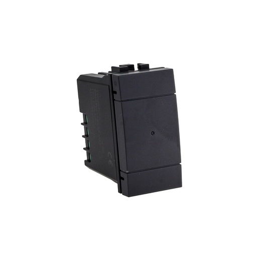 [BLNWF0801] ETTROIT Pulsante Connesso Smart WIFI Tuya Compatibile Bticino Living Colore Nero Interruttore Deviatore Invertitore 3 In 1