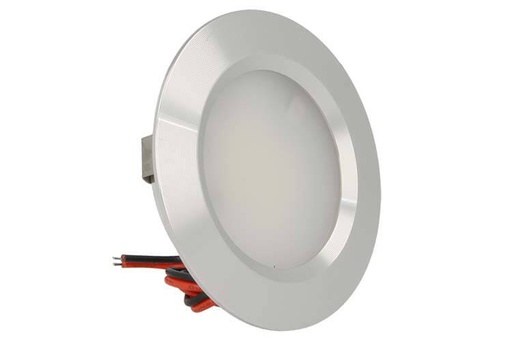 [MF03034] MeanWell Mini Faretto Da Incasso DC10-30V 3W 140LM/W D Bianco Neutro 4000K >80 120° SI, PWM IP40 Φ68X15mm  420 Lumen CE > 30000 Ore > 15000 Argento