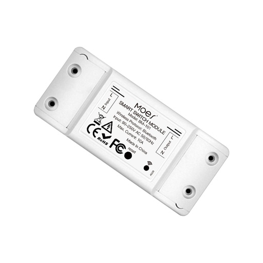 [MMC1310] MeanWell Interruttore Smart Bluetooth BLE 10A Bluetooth BLE Mesh TUYA, Smart Life 10A AC 90-250V 50/60HZ 2200W IP20