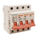 MCB Interruttore Magnetotermico Automatico Curva B 4P 4M 6000A B50A AC 400V IP20 SB6L