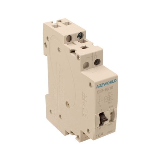 Relè Passo Passo Impulse Relay Modulare 1M 16A AC 230V /DC 110V IP20 BIR-16/10