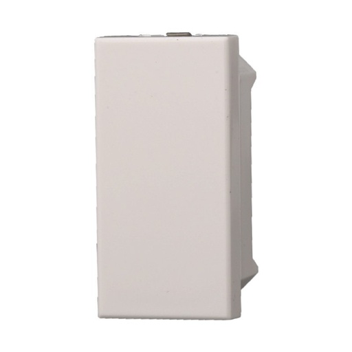 [BAB0100] ETTROIT 2 Pezzi Copritasti Copriforo Copritasto Falso Polo 1P Bianco Compatibile Con Bticino Axolute