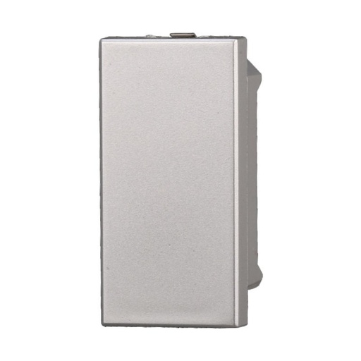 [BAG0100] 2 Pezzi Copritasti Copriforo Copritasto Falso Polo 1P Grigio Compatibile Con Bticino Axolute