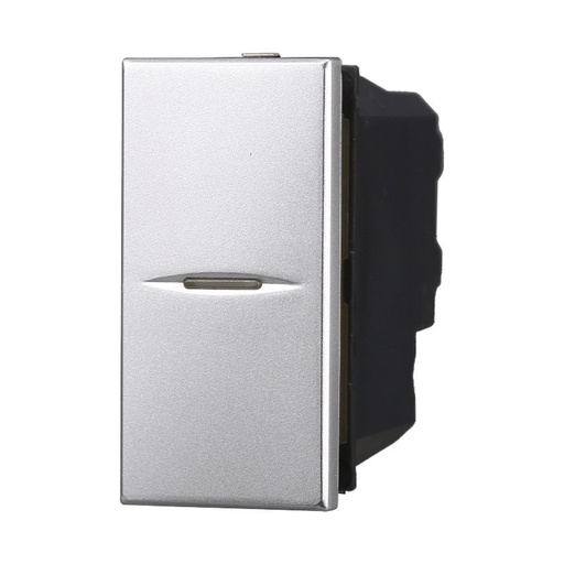 [BAG0901] ETTROIT Invertitore Assiale 1P 16A Colore Grigio Compatibile Con Bticino Axolute