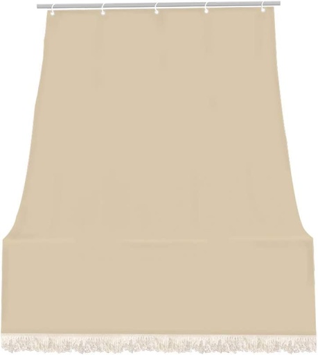 [AG364911] Tenda da Sole Balcone 145x290 cm Beige in Poliestere