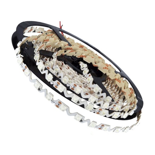 [BL24620F] 24V Bobina Striscia Led Curvabile Ripiegabile Bianco Freddo Con Lente 180 Gradi 20W/M 8mm 300 smd 6060 Per Cassone Pubblicitario Senza Ombra BL2454F MS12546