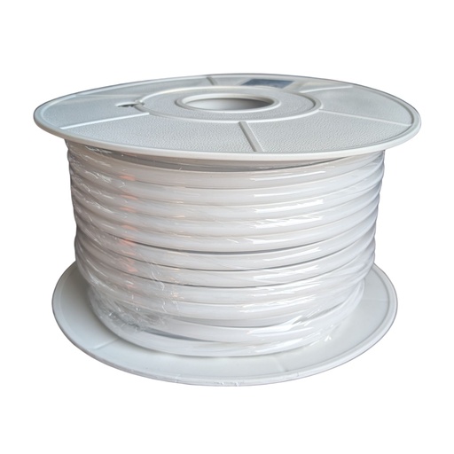 [SL22010F] Striscia Led 220V AC IP65 Da 50 Metri, Bianco Freddo 6500K, 10W/M 260LED/M 888LM/M, Tagliabile Ogni 5cm, CRI≥85 10X7mm, Angolo 180°, IP65, Tanti Accessori Inclusi