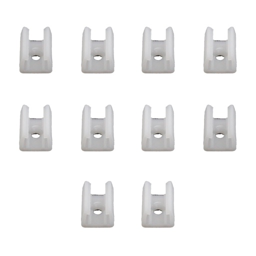 [SL220933] 20 Pezzi Clip di Fissaggio Per Striscia Led COB 220V IP65 SL22011