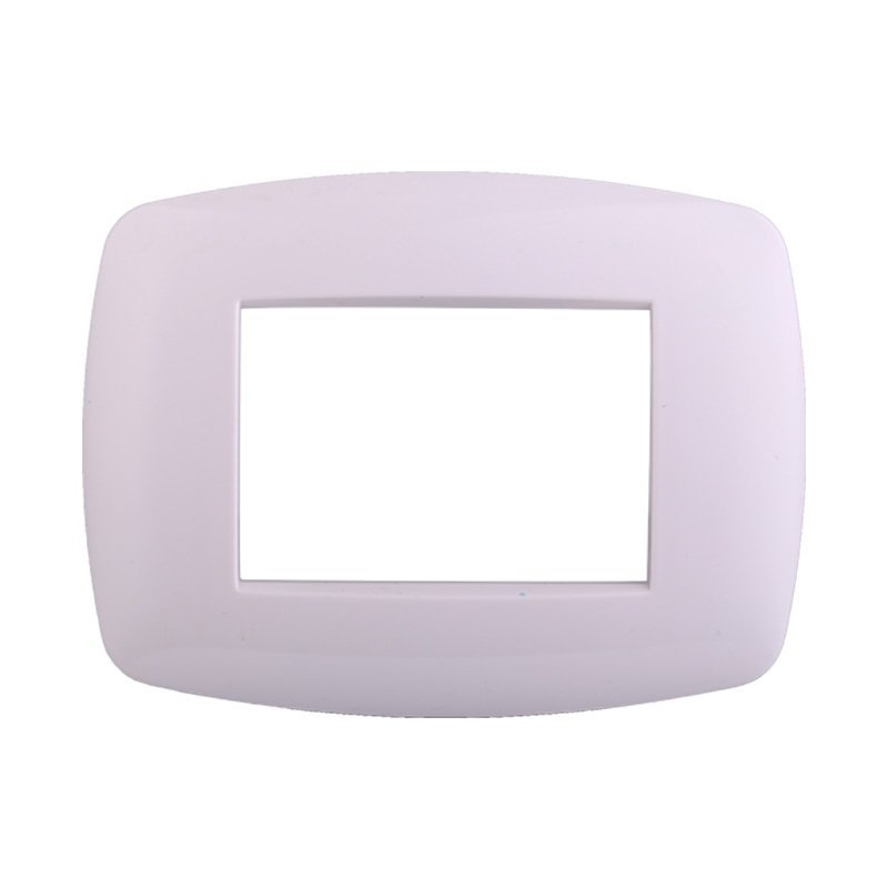 Placca Slim ETTROIT Serie Space 3 Posti/Moduli 503 Compatibile Con Bticino Living
