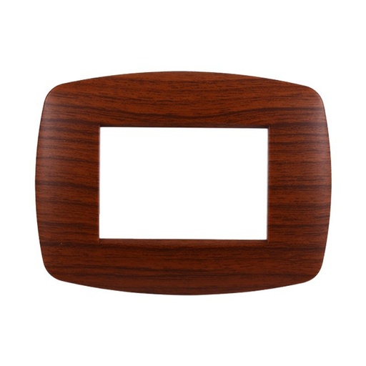 [BLN87303] ETTROIT Placca Slim Serie Space 3P Colore Radica Compatibile Con Bticino Living Light