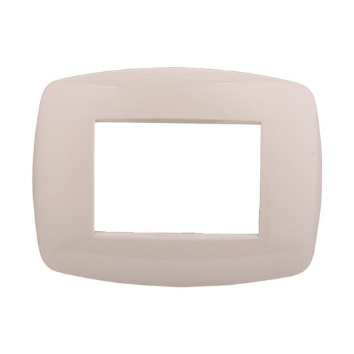 [BLN87309] ETTROIT Placca Slim Serie Space 3P Colore Sabbia Compatibile Con Bticino Living Light