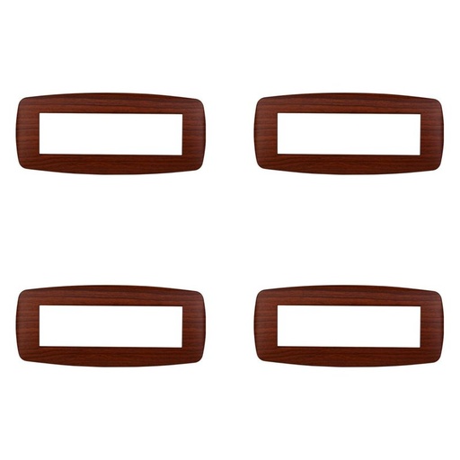 [BLN87703] Placca Slim Serie Space 7P Colore Radica Compatibile Con Bticino Living Light