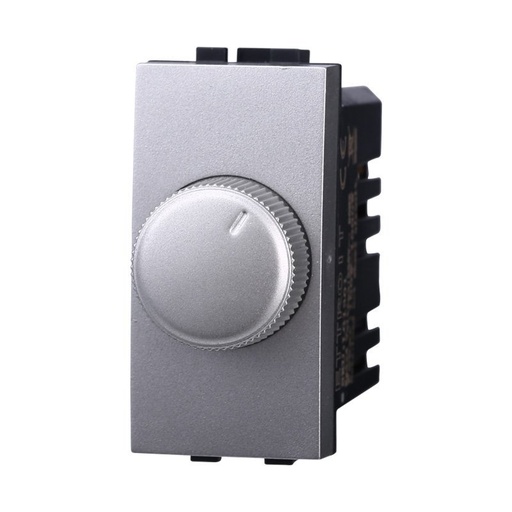 [BLG1301] ETTROIT Regolatore Dimmer A Manopola 220V 100-1000W Colore GRIGIO Compatibile Con Bticino Living International