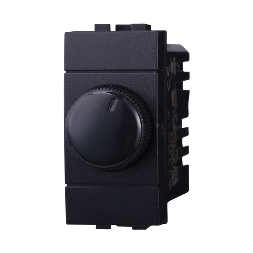 [BLN1301] ETTROIT Regolatore Dimmer A Manopola 220V 100-1000W Colore Nero Compatibile Con Bticino Living International